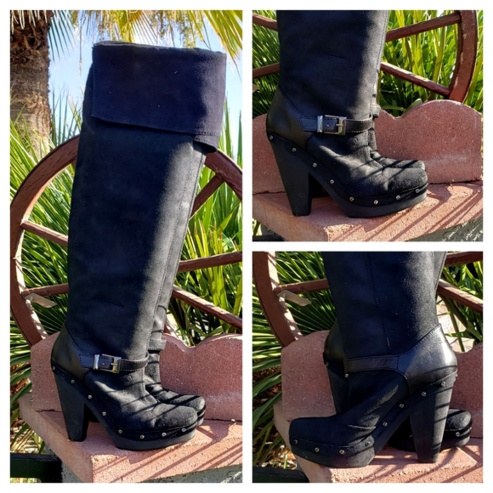 Rachel Roy Enkala BLACK Over‎ the Knee High